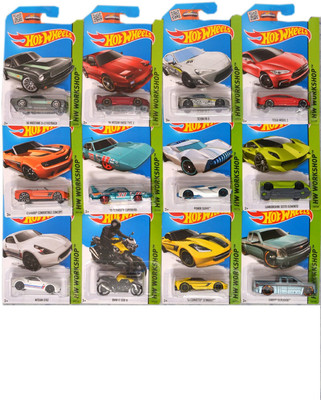 

Hot Wheels Green Labbeled Set Of Dozen(Blue)