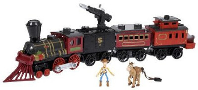 

Matchbox Story 3 Mega Rig Western Train Building System(Multicolor)