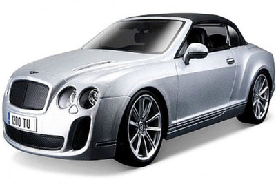 

Bburago Bentley Continental Supersports Convertible (1:18)(Silver)