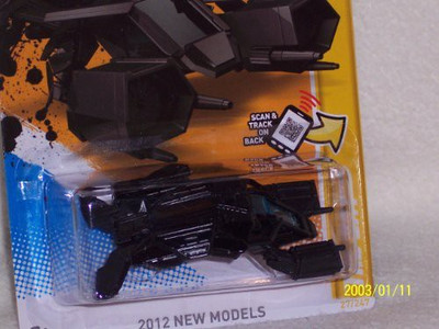 

Hot Wheels 2012 Release Batman The Dark Knight Rises New Models(Black)