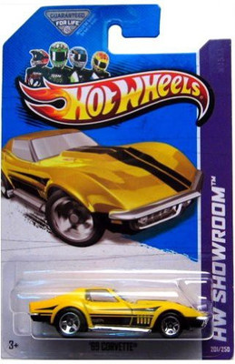 

Hot Wheels Hw Showroom 201/250 '69 Corvette(Yellow)