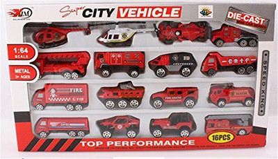 

OliaDesign City Cars 16Car Gift Pack(Red)