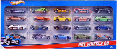 

Hot Wheels Pack of 20 Cars(Multicolor)