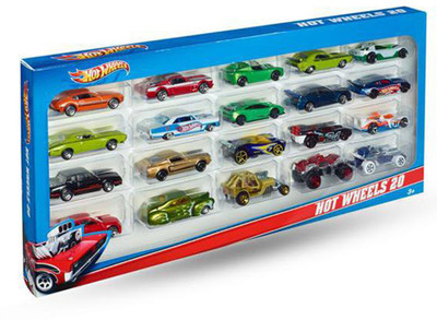 

Hot Wheels 20 Colorful Cars(Multicolor)