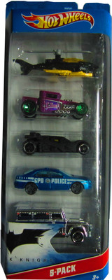 

Hot Wheels Dark Knight Batman Set of Five