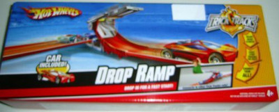 

Hot Wheels Trick Tracks Drop Ramp(Red)