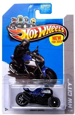 

Toys4Sale Hot Wheels 2013 Ducati Diavel Blue Hw City 9/250(Black)