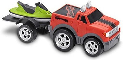 

Kid Galaxy Soft And Squeezable Pull Back Ford F150 With Trailer(Multicolor)