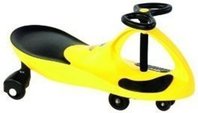 

Kids Motor Store Glowing Yellow Rolling Coaster The Wiggling Wiggle Race Car Premium Scooter(Multicolor)