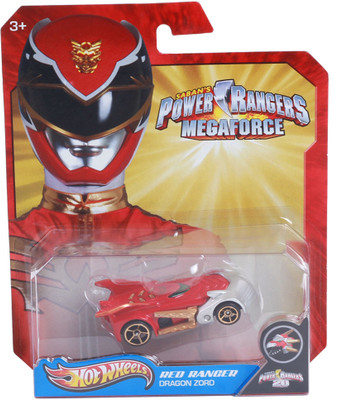 

Hot Wheels Red Ranger - Dragon Zord(Multicolor)