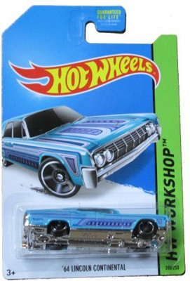 

Mattel Hot Wheels Hw Workshop 208/250 '64 Lincoln Continental(Blue)