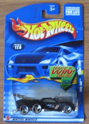 

Hot Wheels 2002 Tow Jam Truck 128 Black(Blue)