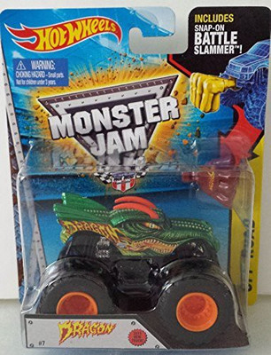 

Mattel Hot Wheels Dragon Monster Jam New 2015 Truck 164 Battle(Multicolor)