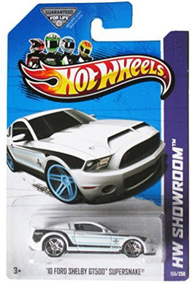 

Mattel 2013 Hot Wheels Hw Showroom '10 Ford Shel Gt500 Supersnake(White)