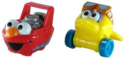 

Fisher-Price Sesame Street Giggle & Go Pack Elmo Boat & Big Bird Plane(Multicolor)