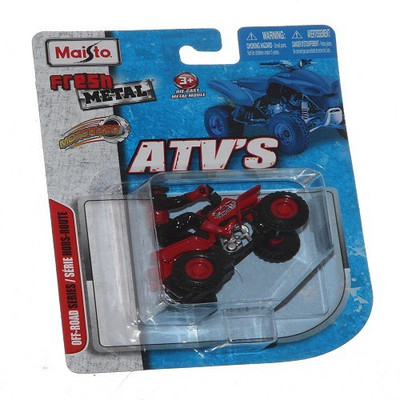 

Maisto MOTORIZED RACING ATV WITH PULL BACK RED(Multicolor)