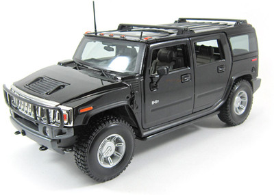 

Maisto 2003 Hummer H2 Suv Black 1:18 by Diecast Scale Model Car(Black)