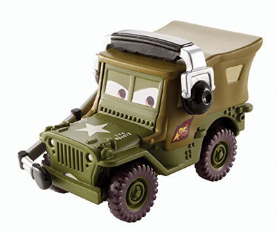 

Mattel disney/pixar cars Sarge With Headset Diecast(Green)