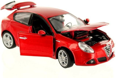Bburago 1:24 Licensed Alfa Romeo Giulietta(Met.Red)