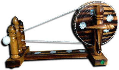 

Azad Industries Charkha(Golden, Brown), Brown;golden