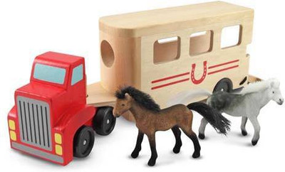 

Melissa & Doug Horse Carrier(Multicolor)