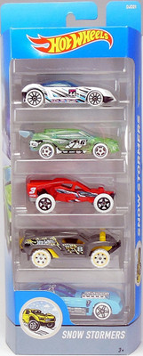 

Hot Wheels SNOW STORMERS- 5 CAR PACK(Multicolor)