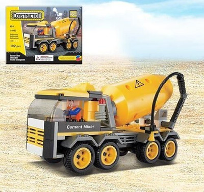 

Brictek Building Blocks Cement Mixer Building Set Brictek (14003)(Yellow)