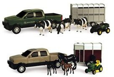 

John Deere Pickup Hauling Set W/Animals8"Assorted Style1 Qty(Multicolor)