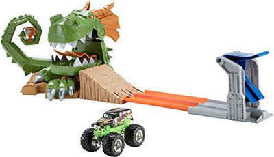 

Hot Wheels Monster Jam Dragon Arena Attack Playset(Multicolor)