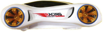 

AM Enterprises Racing Car with 4D lights (White)(White)