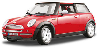 

Bburago 1:24 Mini Cooper Diecast Model Car(Red)