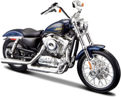 

Maisto Harley Davidson 2012 XL 1200V Seventy Two 1/18 Blue Diecast Motorcycle(Blue)