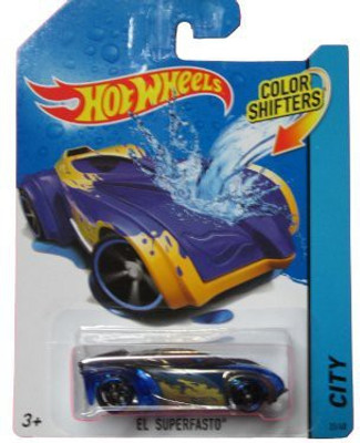 

Hot Wheels 2014 City Color Shifters El Superfasto 25/48(Blue)