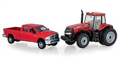 

Tomy Ertl Dodge Pickup With 180 Magnum Tractor164 Scale(Red)