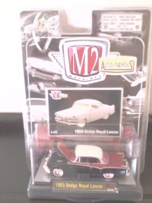 

M2 Machines 164 Scale Black And Red 1955 Dodge Royal Lancer Diecast(White)