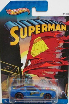 

Mattel 2013 Hot Wheels Superman '05 Ford Mustang Gt(Blue)