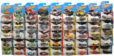 

Hot Wheels BASKET OF 45 UNIQUE CARS(Blue)