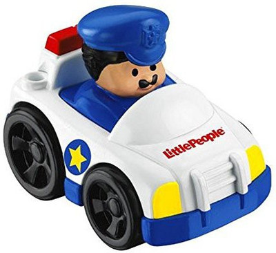 

Fisher-Price Little People Wheelies Police Car With Policeman(Multicolor)