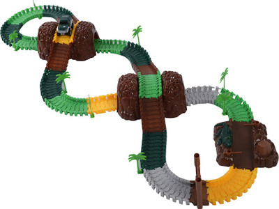 

Maxtrax Jungle Safari - 180 Track Pieces(Multicolor)