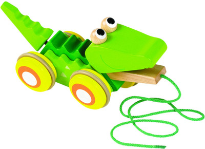 Tidlo Pull Along Alligator(Green)