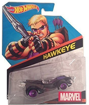 

Marvel Hot Wheels, Marvel Character Car, Hawkeye #9, 1:64 Scale(Multicolor)