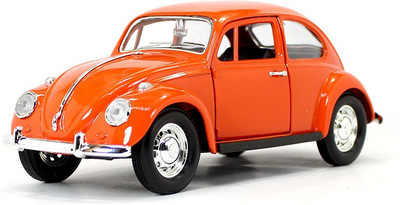 

Road Signature 1967 VW Beetle 1:24 Yatming Diecast Scale Model Car(Orange)