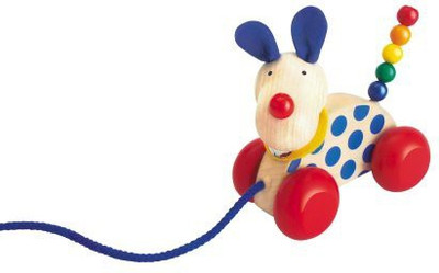 

Selecta Nico The Dog Small Pull Toy(Multicolor)