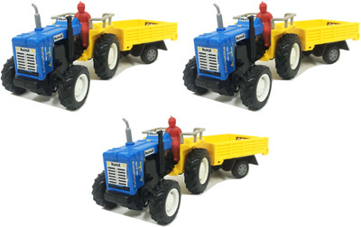 

Jack Royal Tractor With Trolley(Multicolor)
