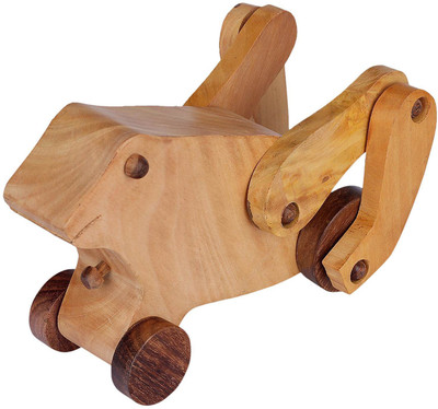 

Fine Craft India MN-wooden_toy_frog(Brown)