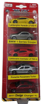 

Maisto Metal Kruzerz Free Wheel Die Cast Cars Combo - 1 (Pack of 5 Cars)(Multicolour)