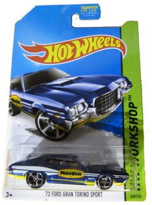 

Hot Wheels 2014 Hw Workshop Performance Blue '72 Ford Gran Torino(Blue)