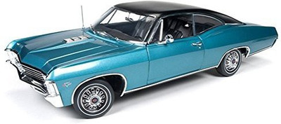 

Auto World 1967 Chevrolet Impala Ss 427 Emerald Turquoise From Cover(Blue)