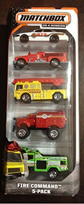 Matchbox 2014 Fire Command 5Pack(Multicolor)