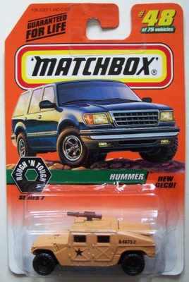 

Matchbox 1998 48 Hummer Military Edition(Multicolor)